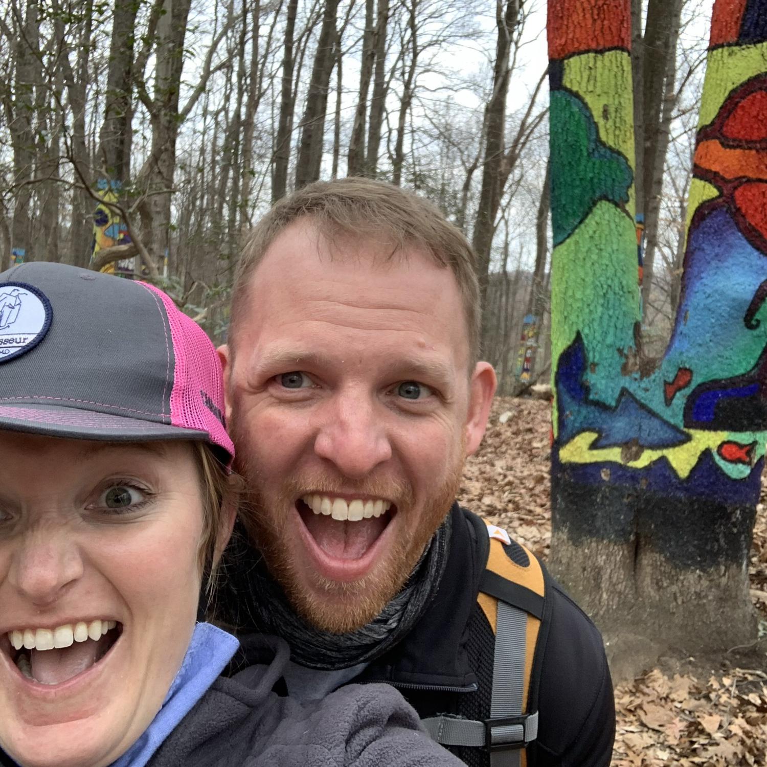 Hike at Oregon Ridge Park. November 2020.