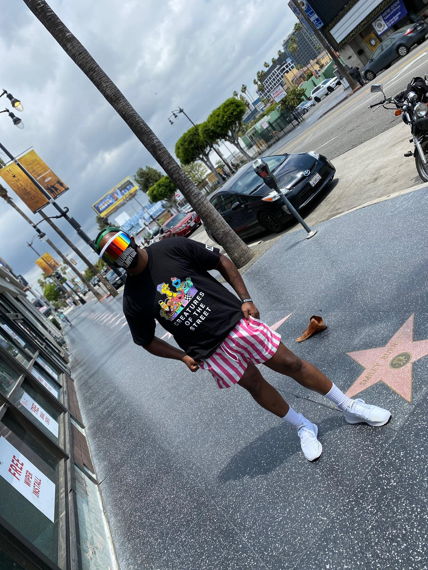 LB at the Hollywood Walk of Fame