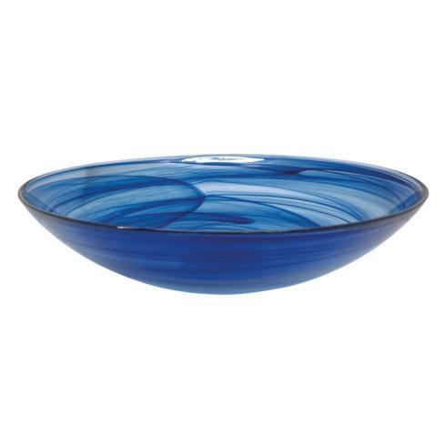 Alabaster Cobalt Serving Bowl by Mariposa