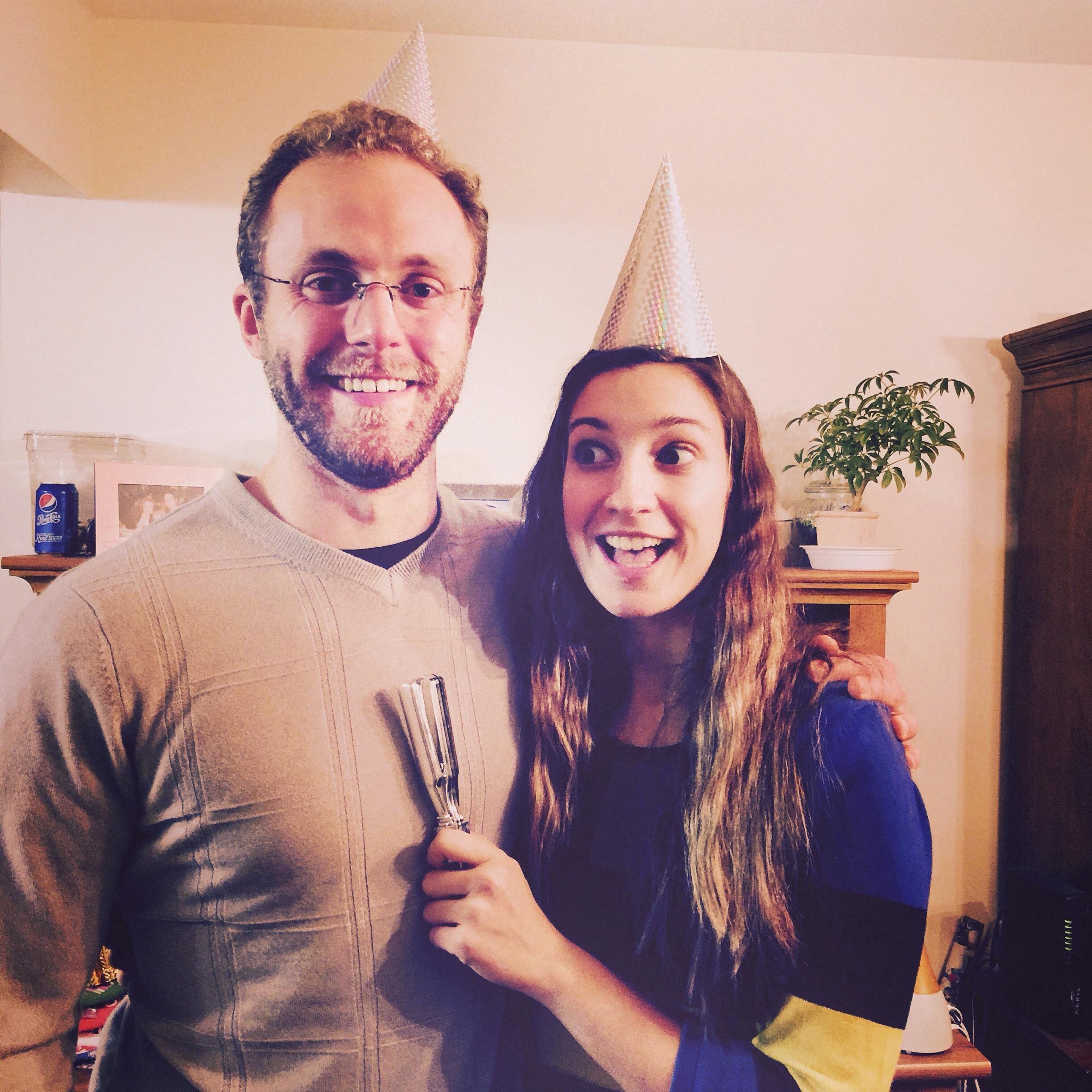 New Year's Eve at Aunt Angie's house!