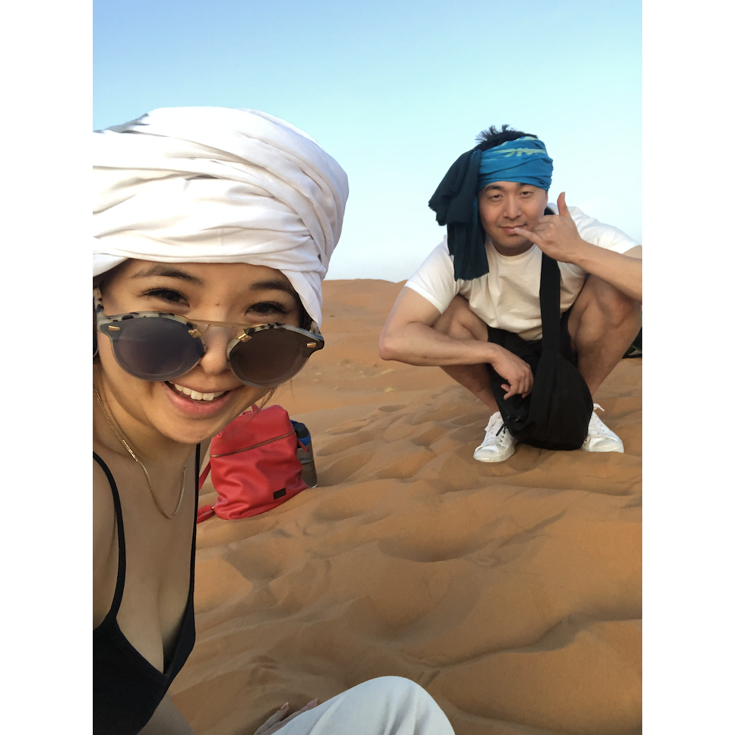 Morroco, Sahara Desert, before Jean fell off a camel