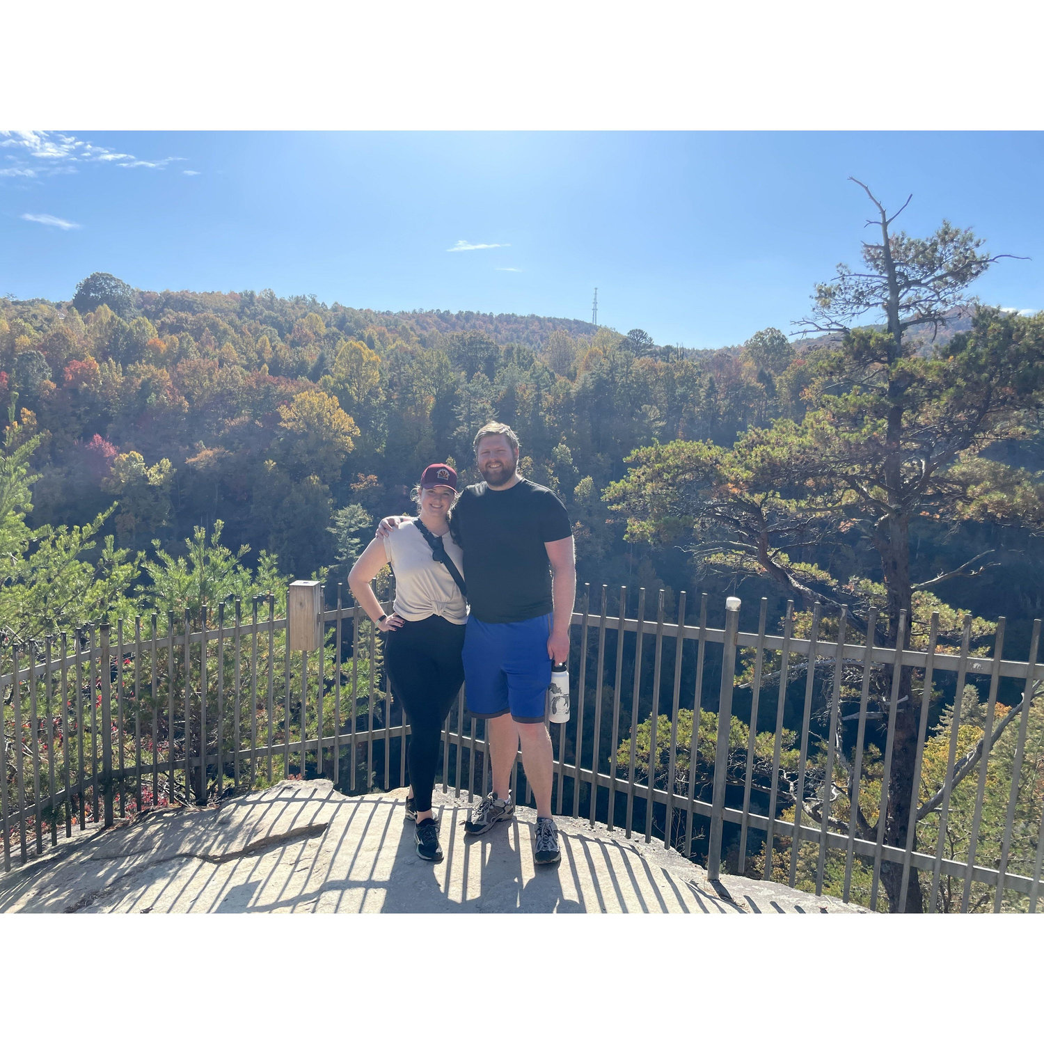 Our 8 year dating anniversary at Tallulah Gorge