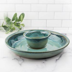 Classic Chip & Dip- Sea Glass Color