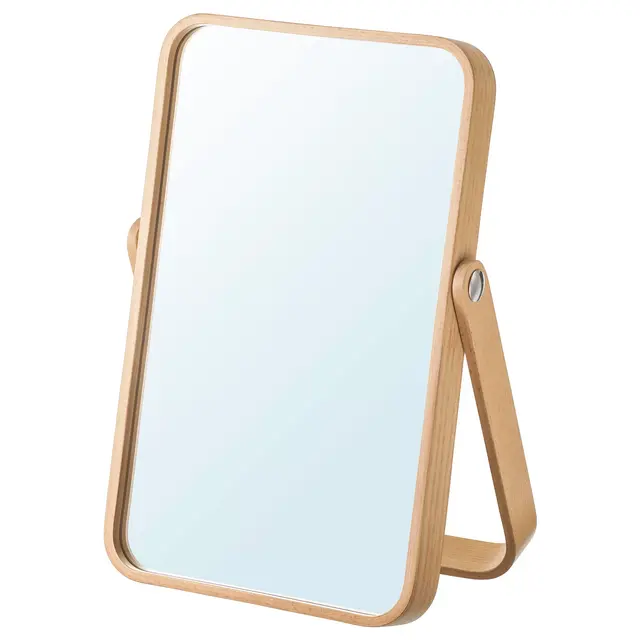 IKORNNES Table mirror, ash10 5/8x15 3/4 "