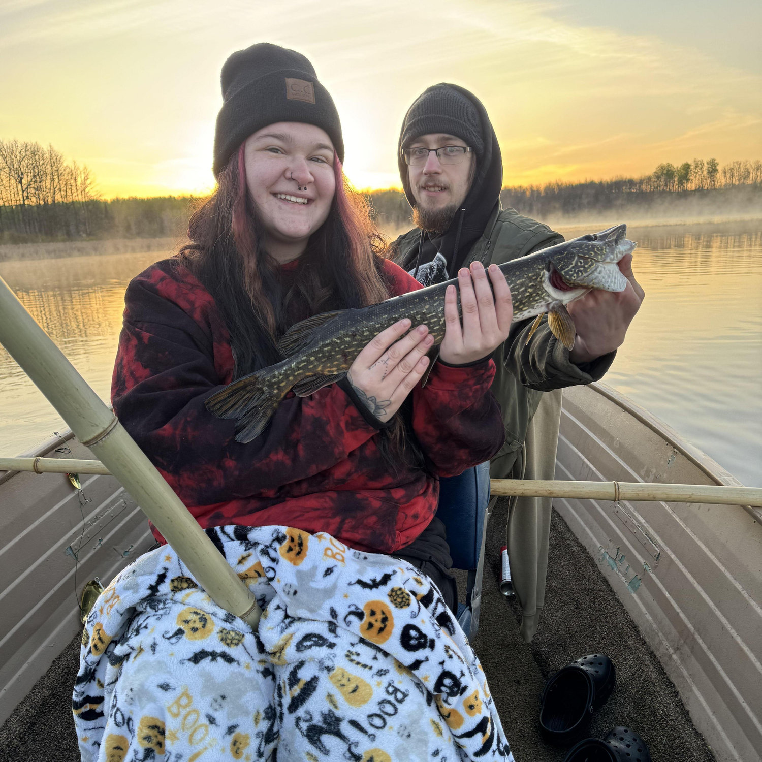 The first fishing trip together!