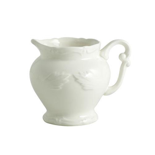 Gien Rocaille Blanc Creamer