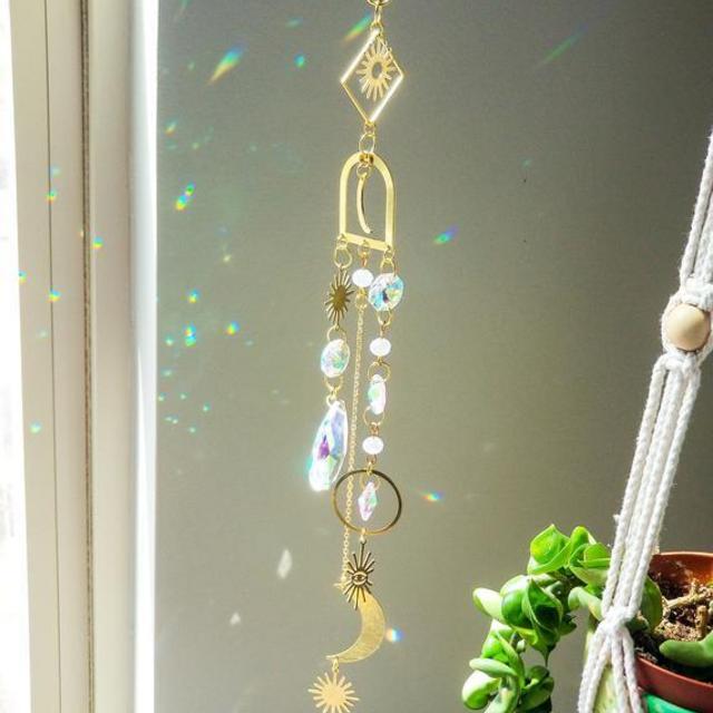 Celestial Gate Suncatcher | Crystal Suncatcher | Boho Decor | Gifts
