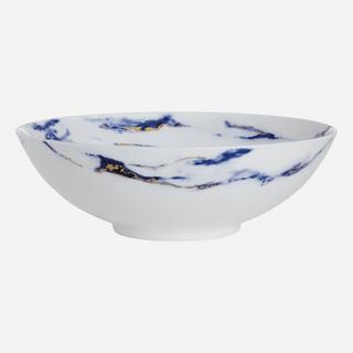 Marble Azure Serving Bowl