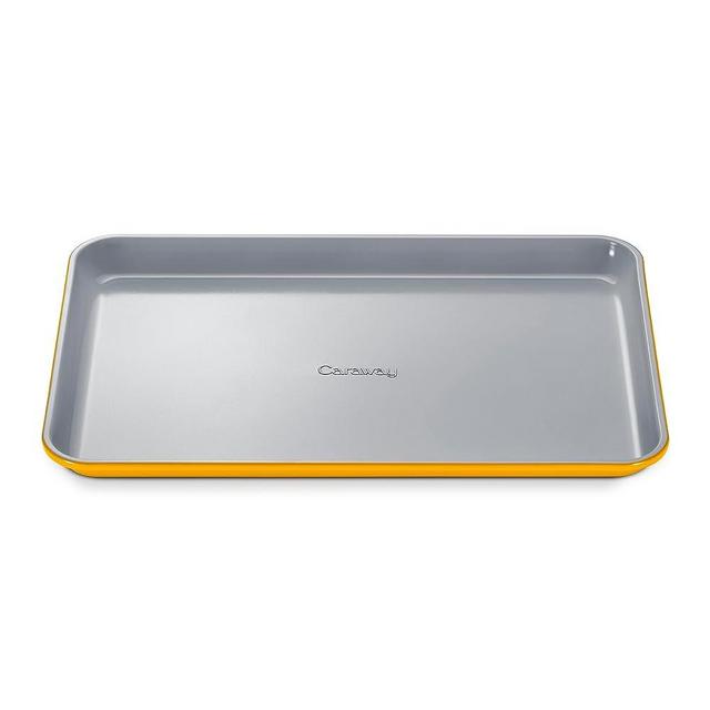 Caraway Non-Stick Ceramic Baking Sheet - Naturally Slick Ceramic Coating - Non-Toxic, PTFE & PFOA Free - Perfect for Baking, Roasting, and More - Medium - Marigold