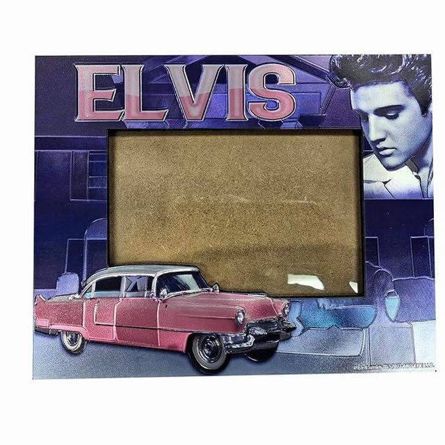Mid-South Products Elvis Presley Pink Caddy Picture Frame
