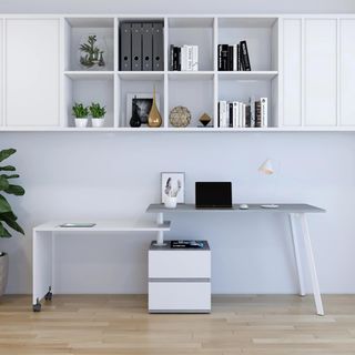 Multi-Positional Rotating Modern Desk