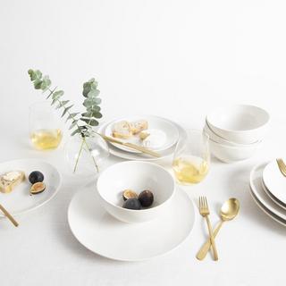 Lawson Organic 12-Piece Dinnerware Set with Cereal Bowl, Service for 4