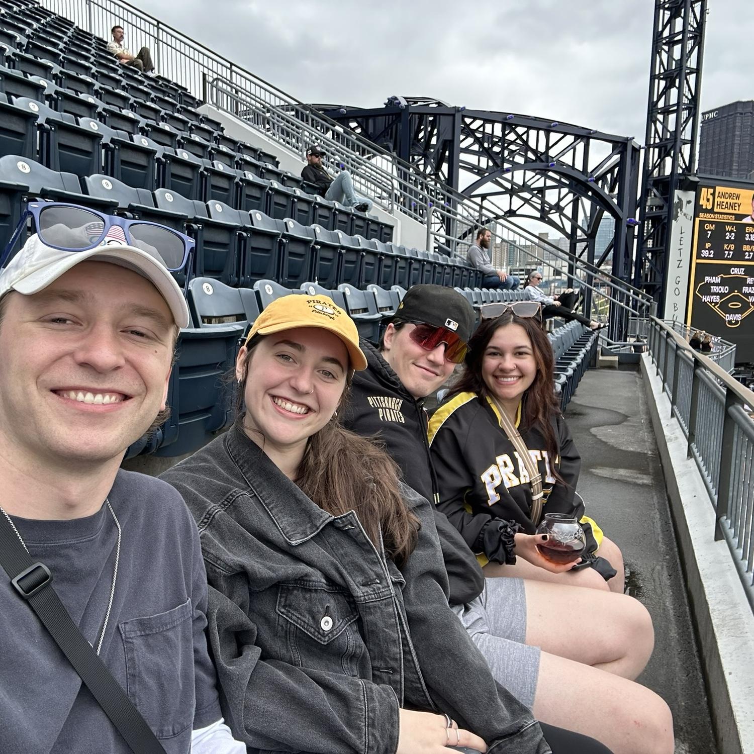 At a Pirates game!