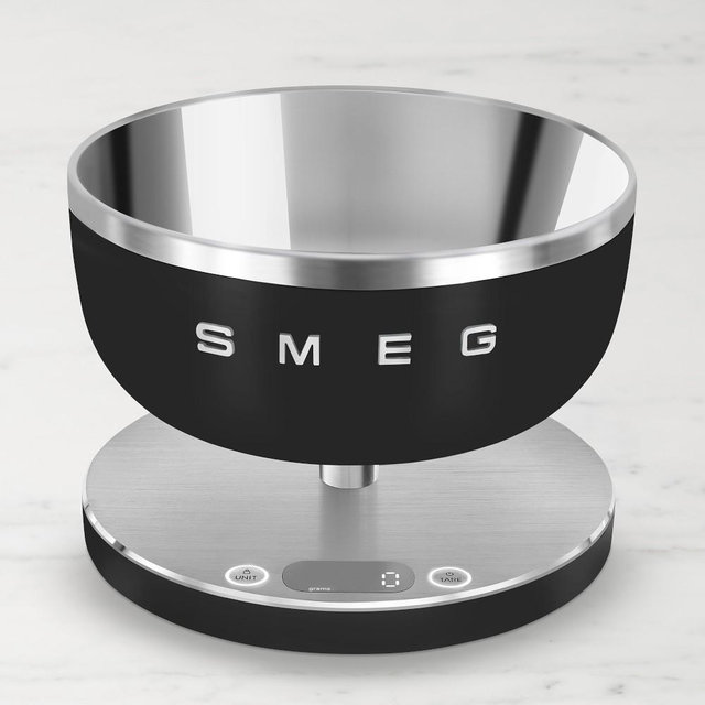 SMEG Contemporary Kitchen Scale, Black