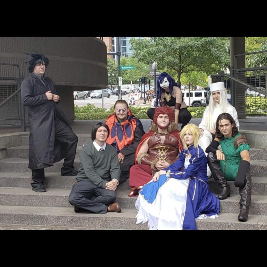 Our first group cosplay with our friends at Matsuricon 2019 "Fate Zero"