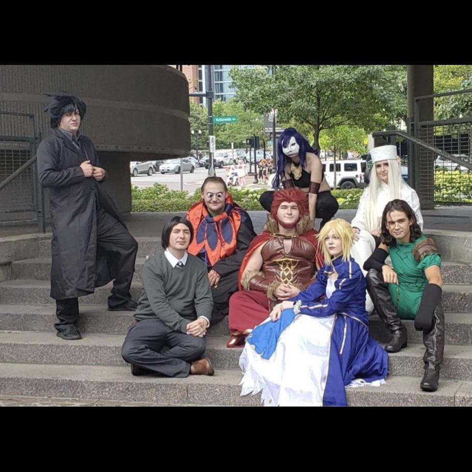 Our first group cosplay with our friends at Matsuricon 2019 "Fate Zero"