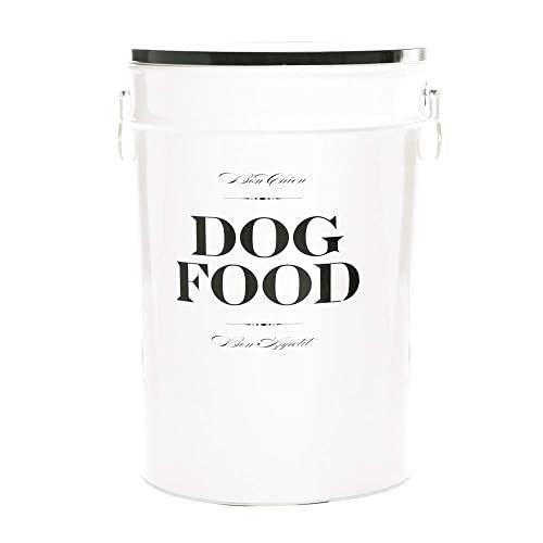Harry Barker Dog Food Storage Canister - Bon Chien - Black - 40 lb