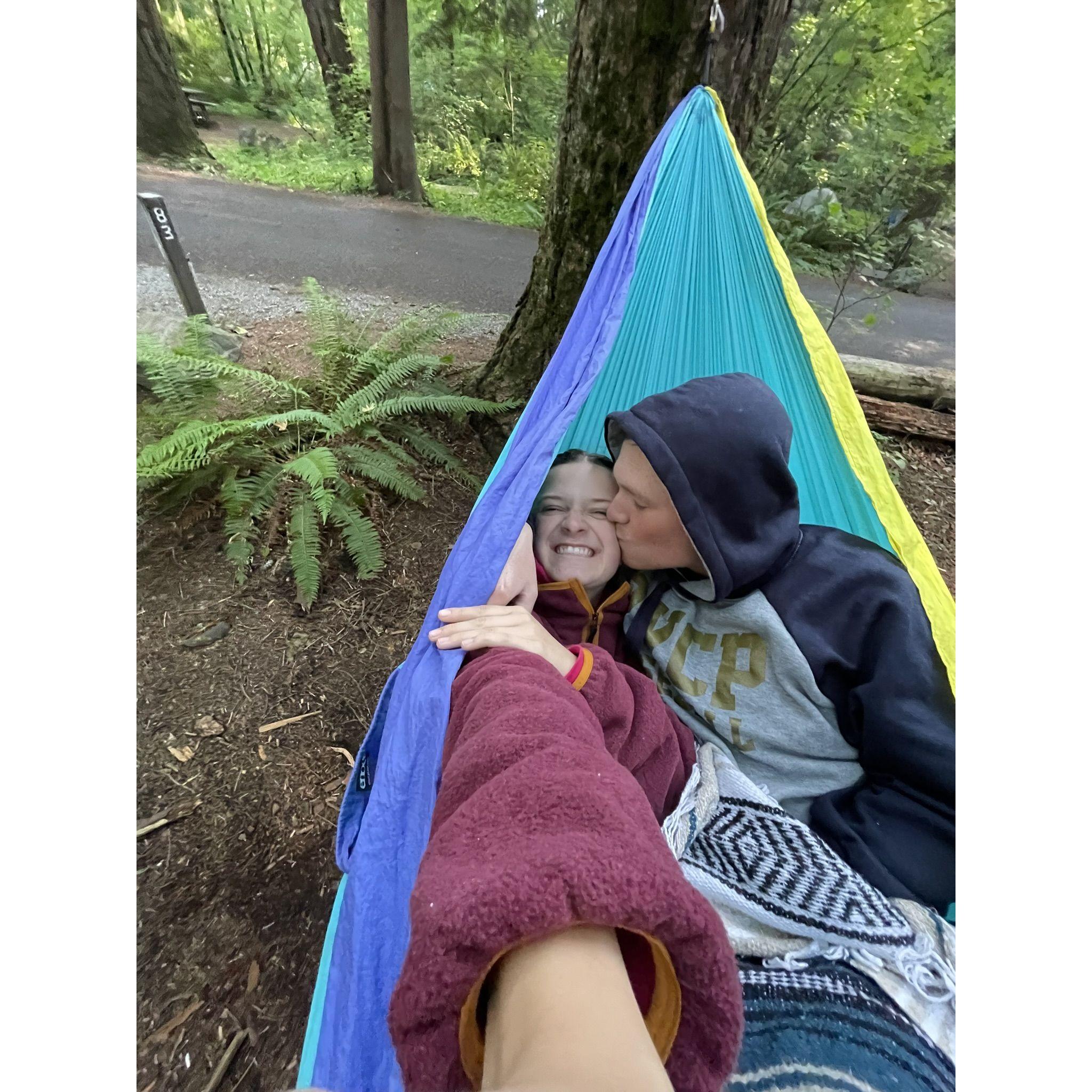 Camping at Millersylvania State Park, 2024