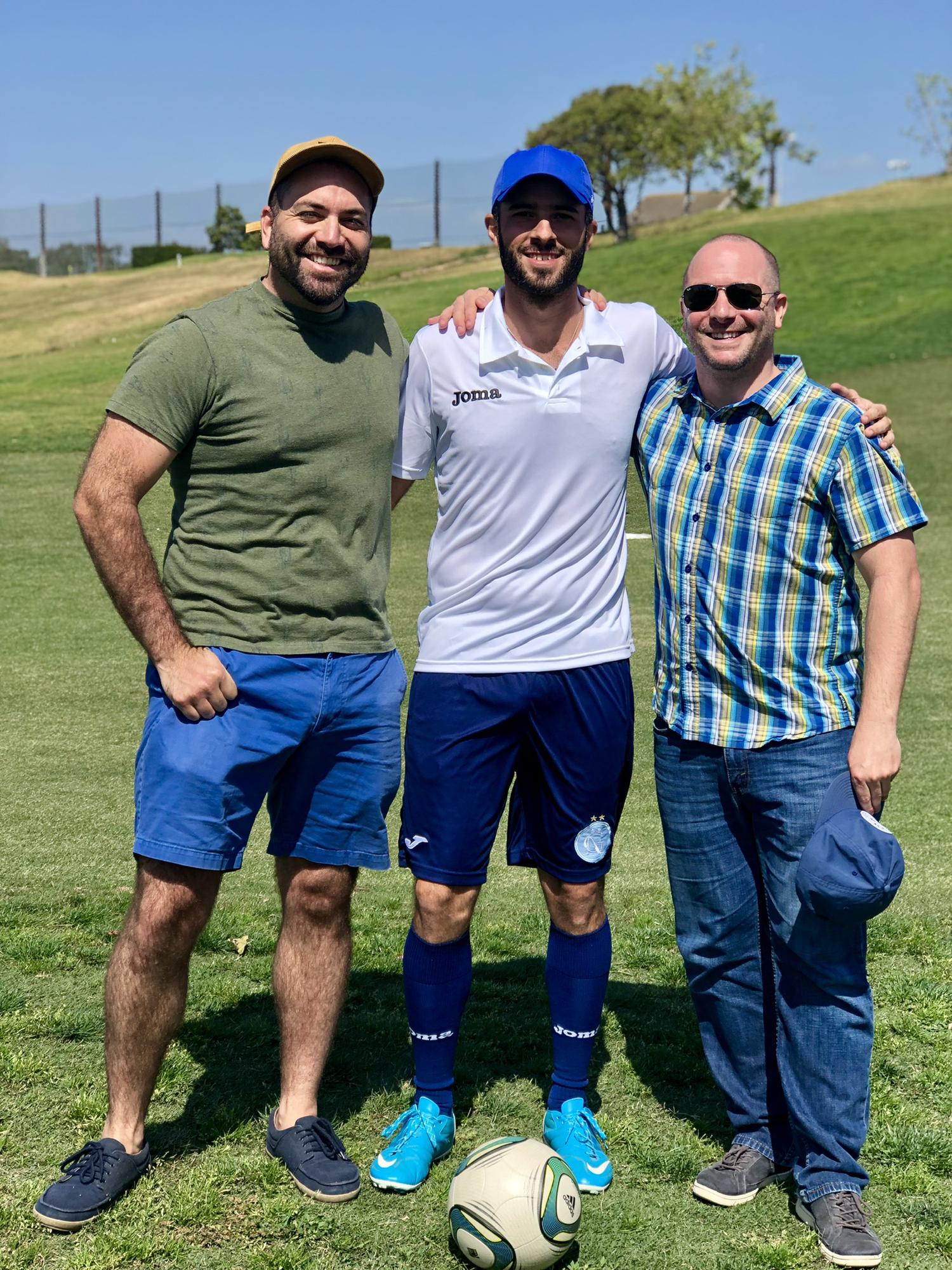 Cheering on Nico at his Foot Golf Tourney in Oxnard
