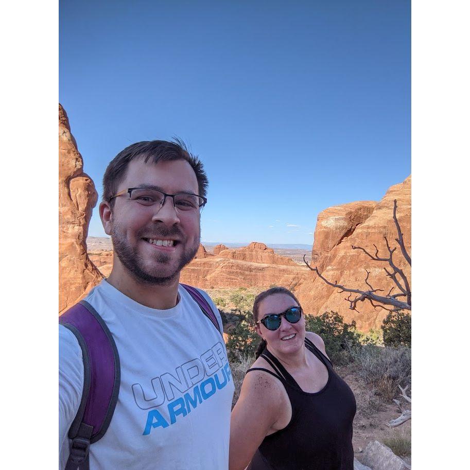 Exploring parks - This one was at Arches National Park in UT