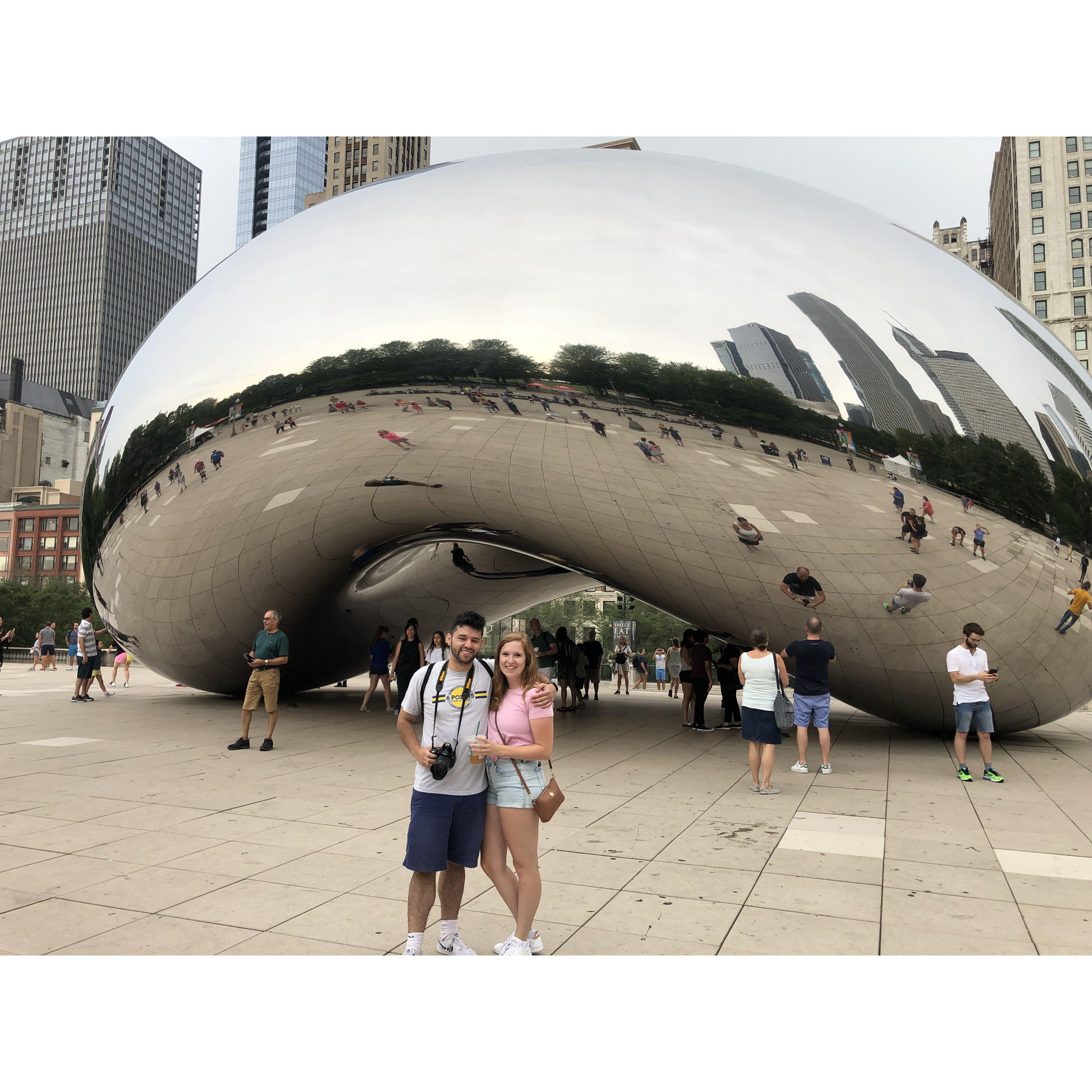 Our trip to Chicago in 2019.