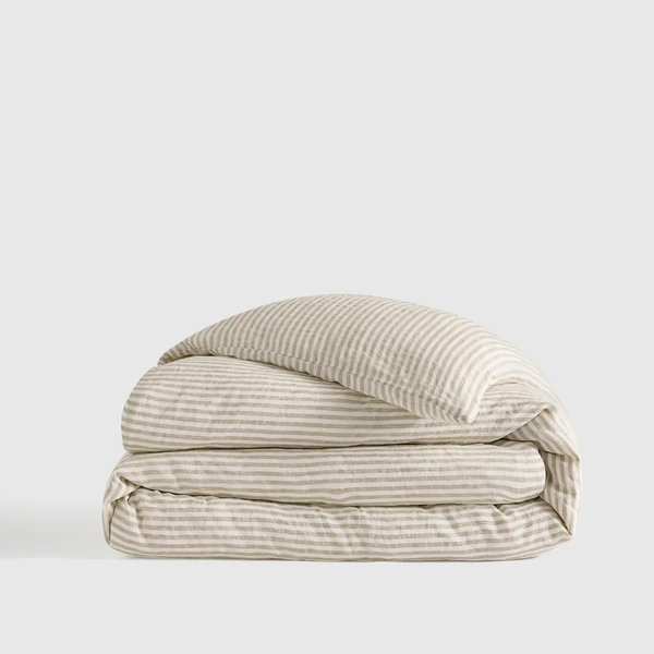 European Linen Duvet Cover Set - Full/Queen