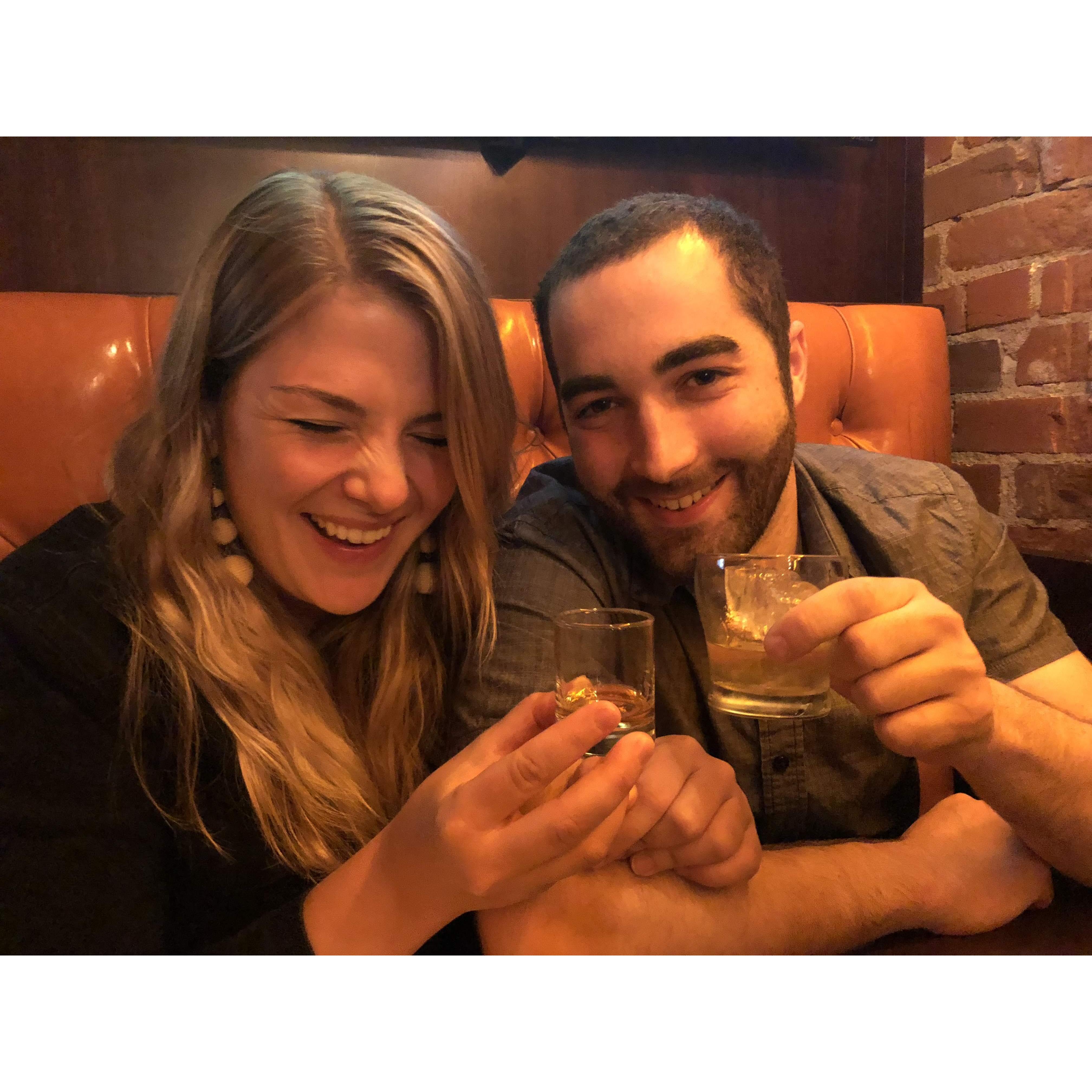 Cheers to the next four years of vet school!