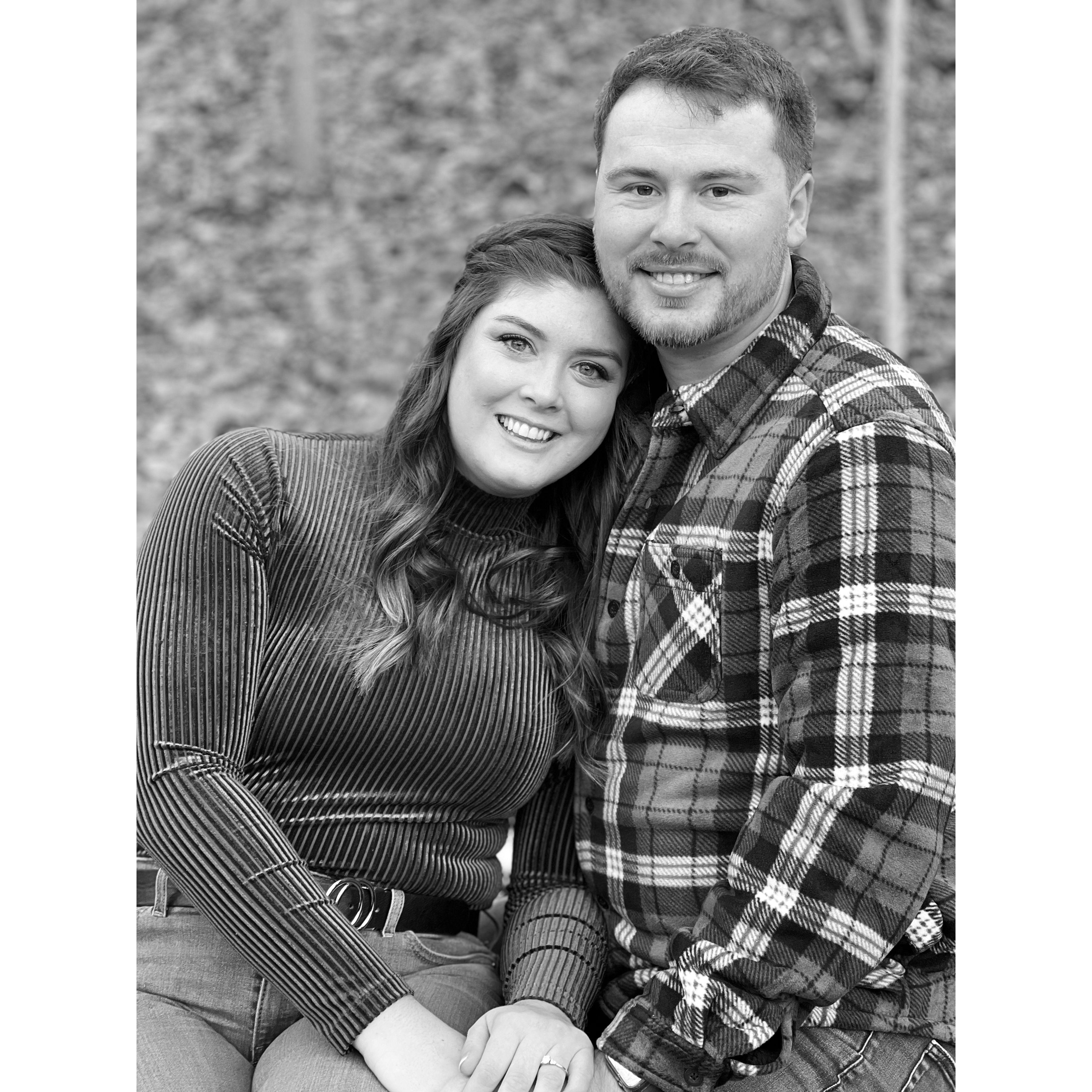 Engagement photos back where Trey proposed and one of our favorite hiking spots.