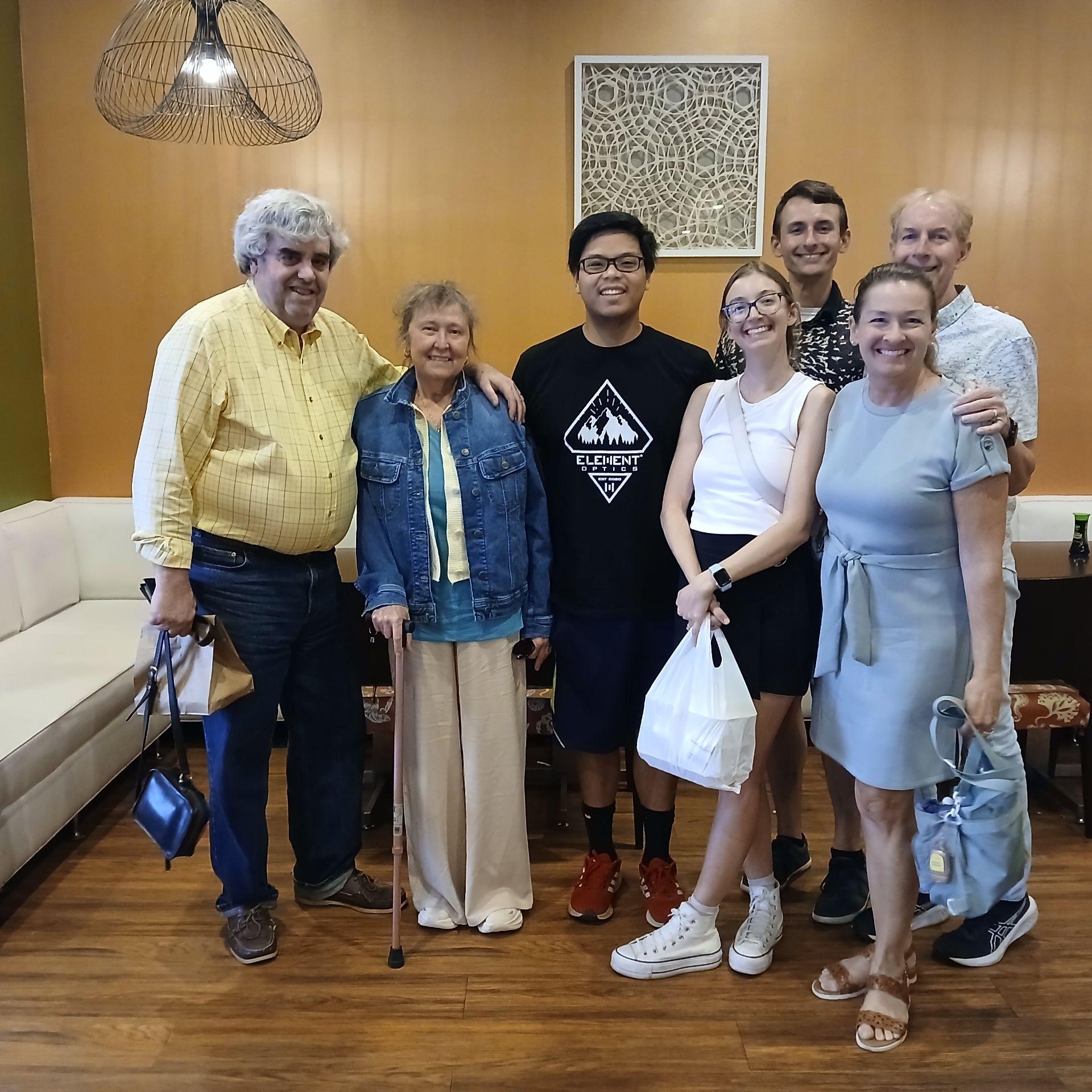 August 2025 - Our families met for the first time :)