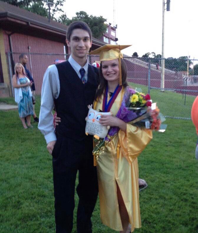 Rebecca’s high school graduation, class of 2014