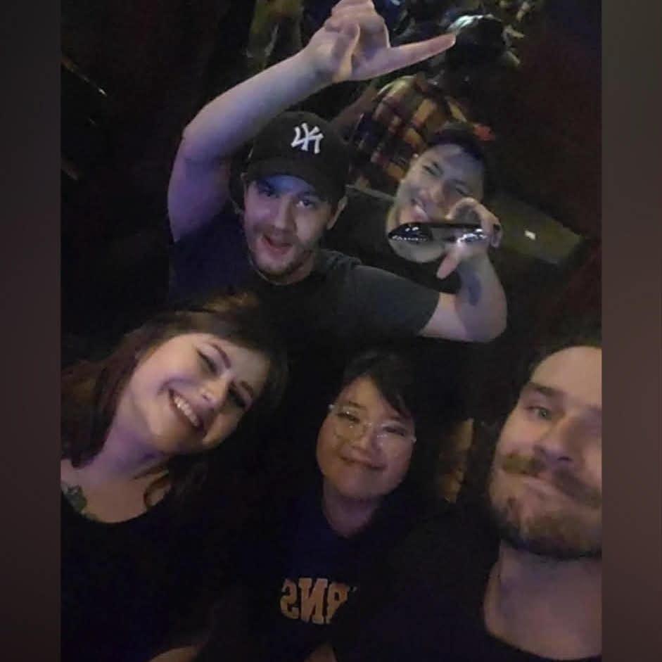 Nick and Tiffany first met up at a pub while partying with friends