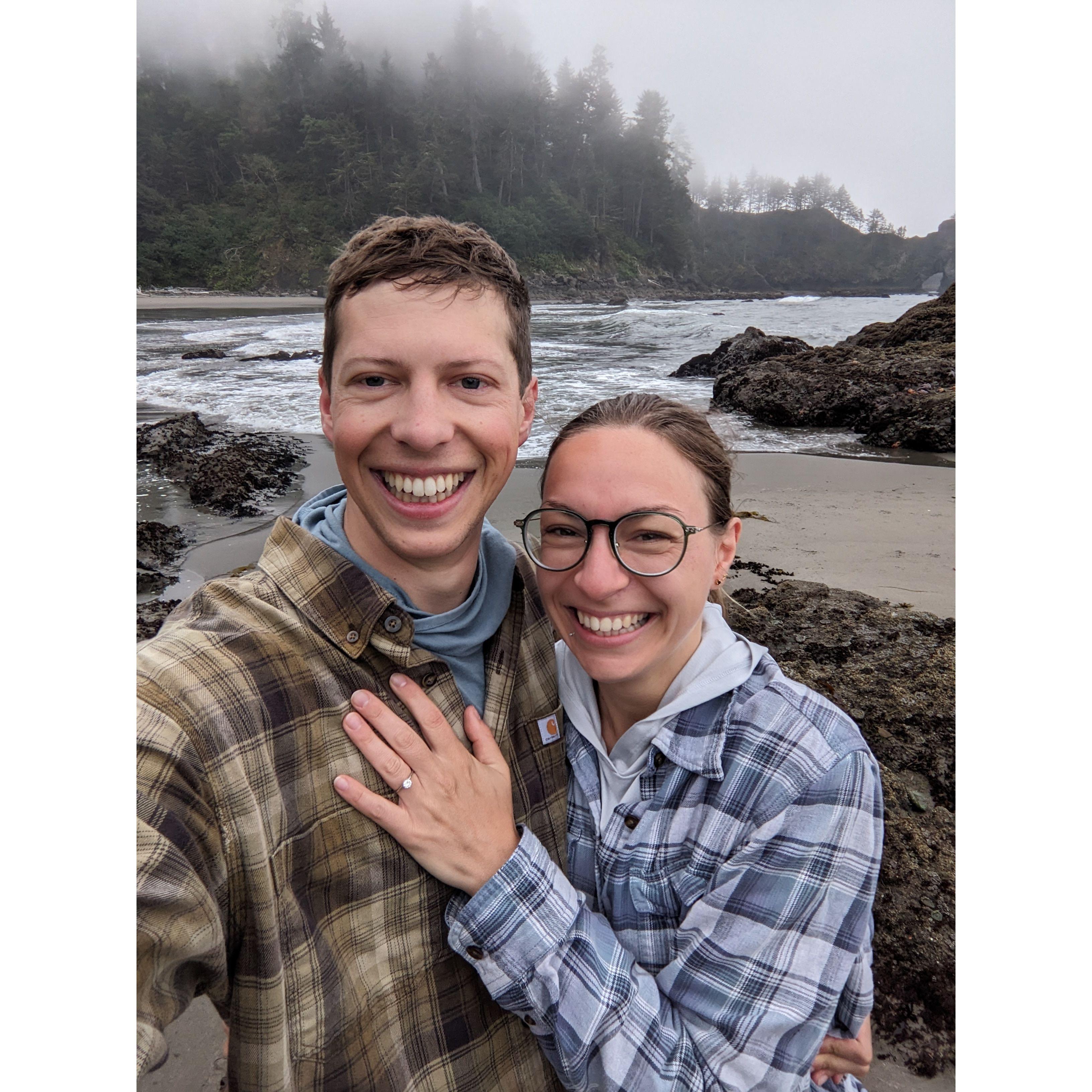 He proposed!