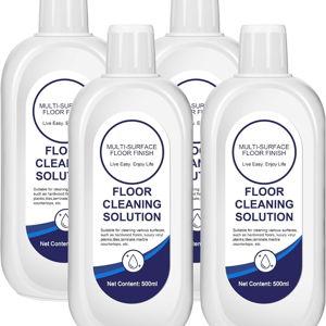 Multi-Surface Floor Cleaning Solution Compatible with Tineco Vacuum Mop, Cleaner Refill for All Mopping Robot Vacuums and Cordless Wet/Dry Mops (4 Bottle Pack, Original)