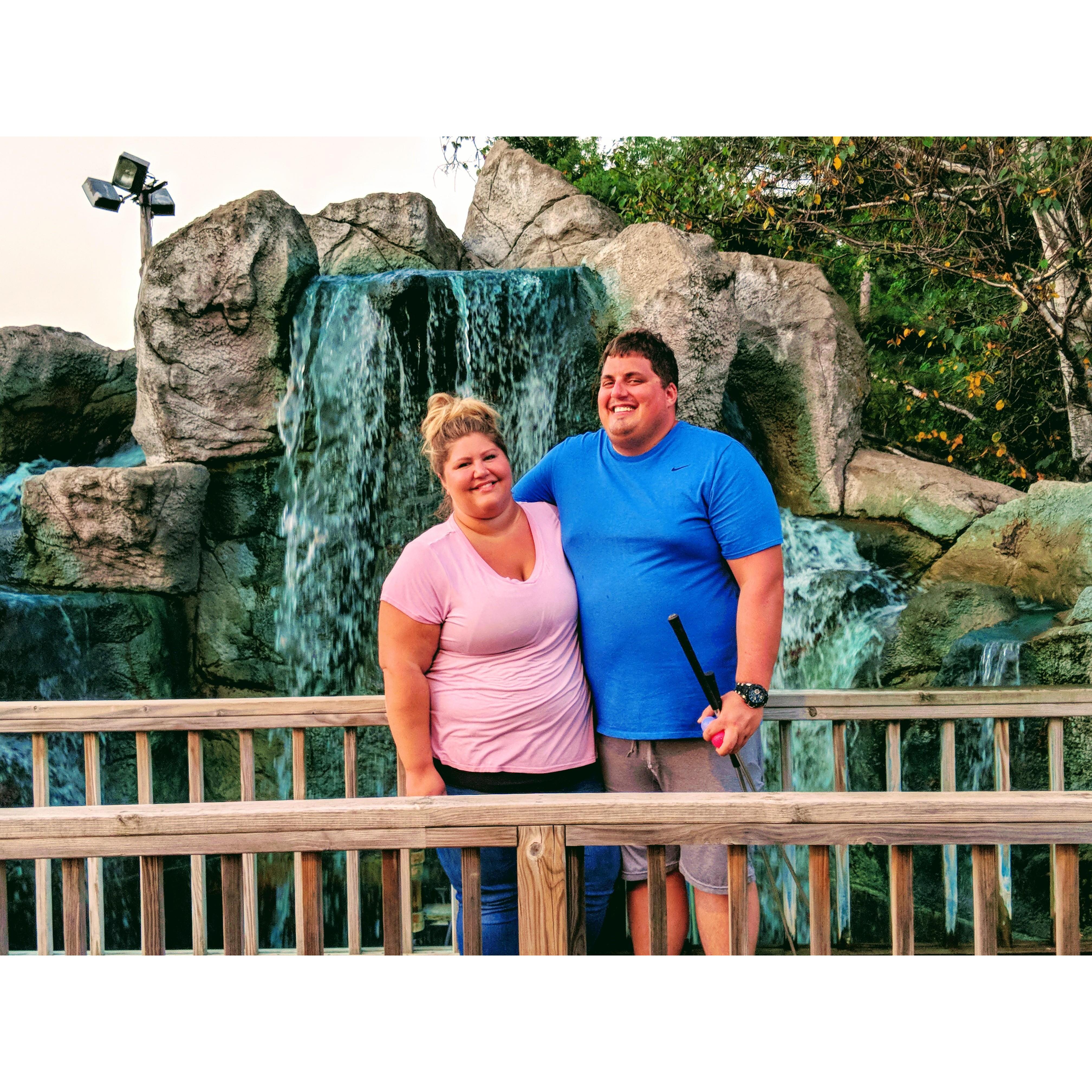 Mini golf in Minocqua WI 2018