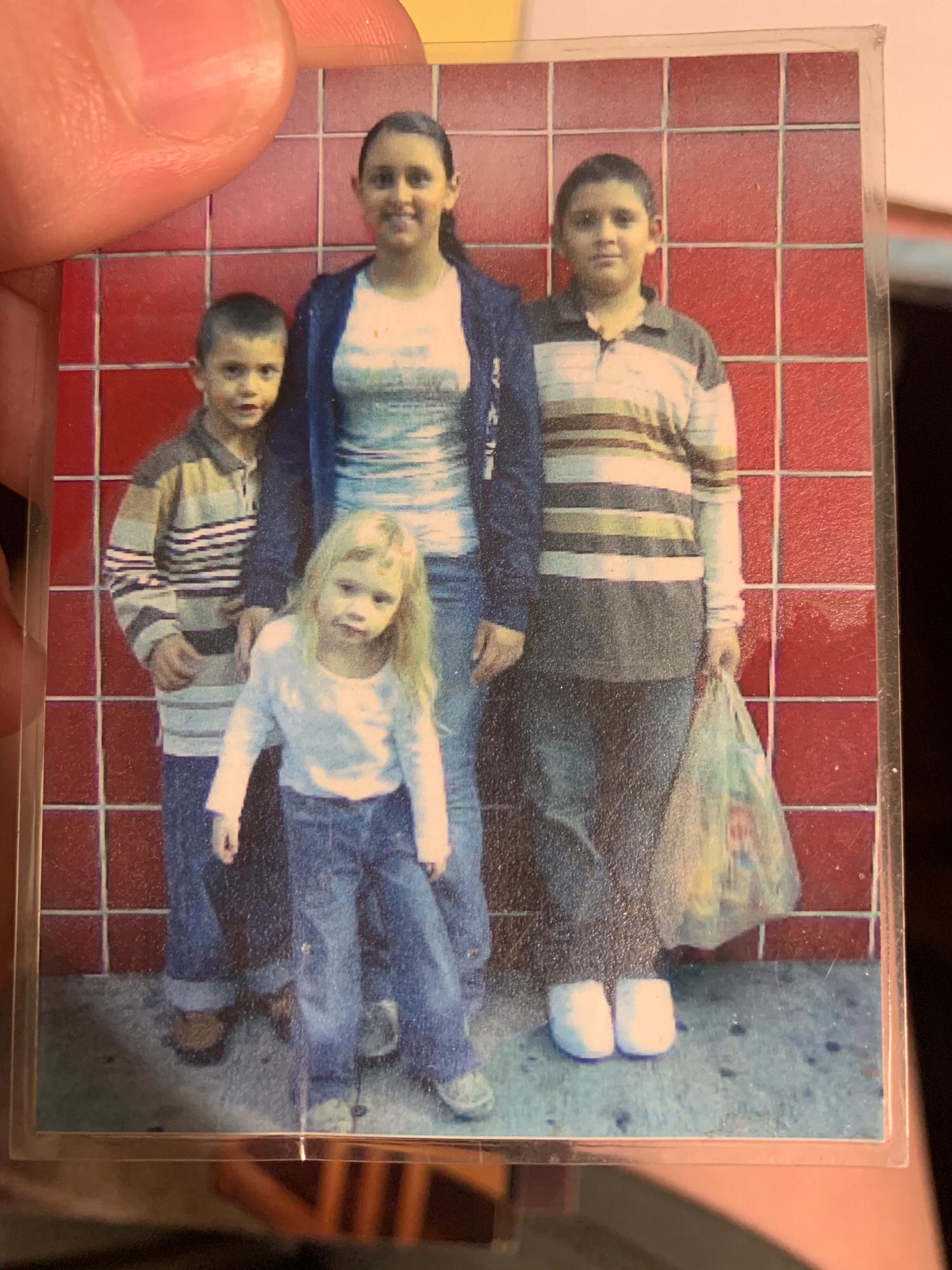 Daniel with his siblings Daisy, Steven, and his younger sister Keren.