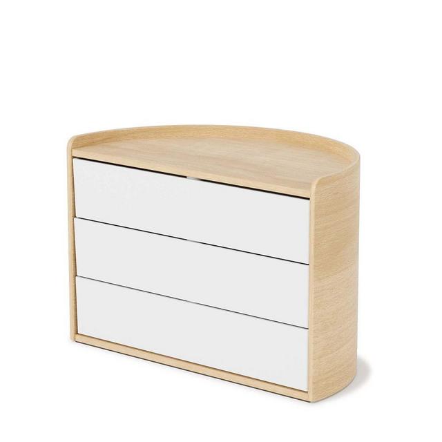 Moona Storage Box, White & Natural