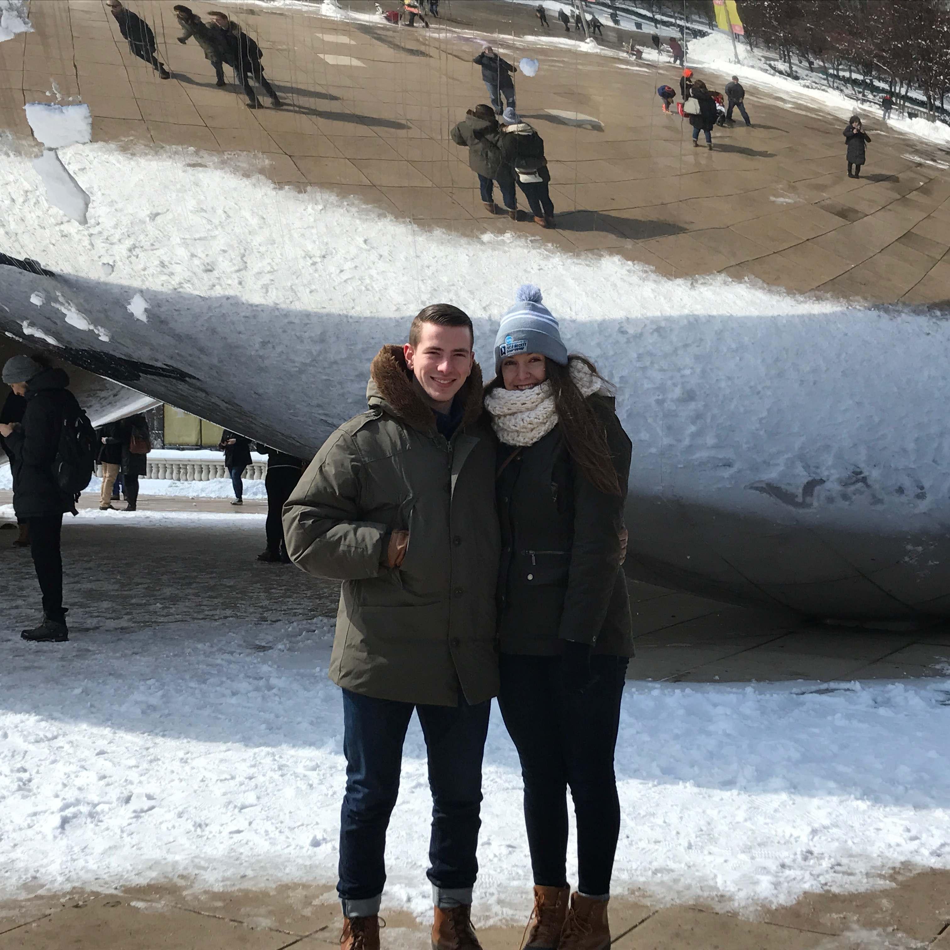 Ryans law school tours wound us up in Chicago in 2017, and BOY was it COLD
