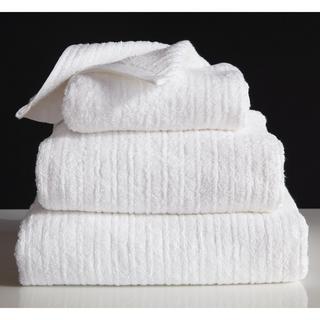 Ribbed 3-Piece Bath Towel Set