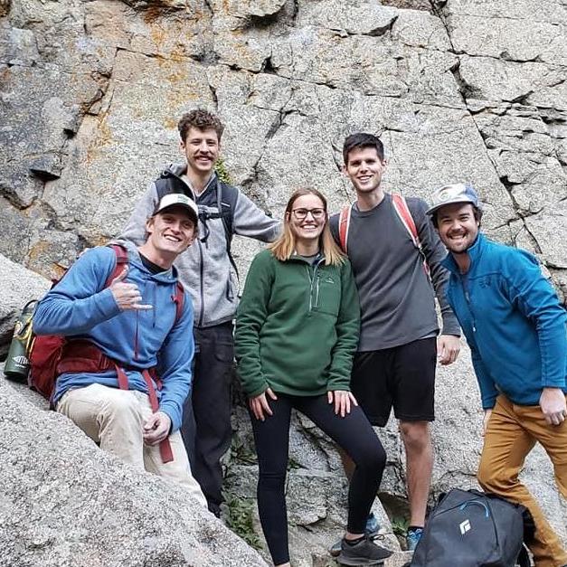 Their first time in Colorado together. McKenna's friend took them rock climbing and Bryce was hooked!