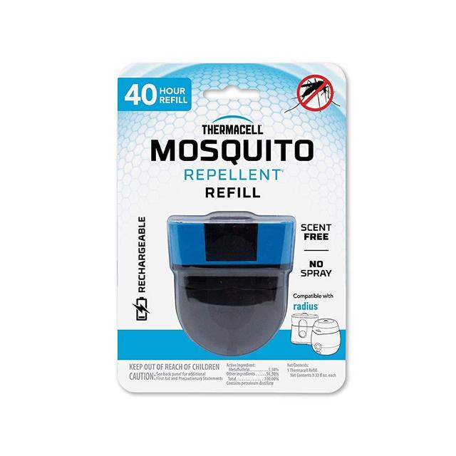 Thermacell Rechargeable Mosquito Repellent Refills; Advanced Formula Provides 20 Foot Protection Zone; Compatible with Thermacell E-Series & Radius Only; Highly Effective Mosquito Repellent