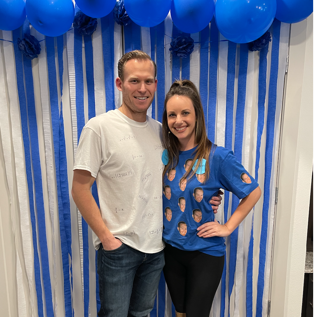 First time celebrating Rick's birthday together.