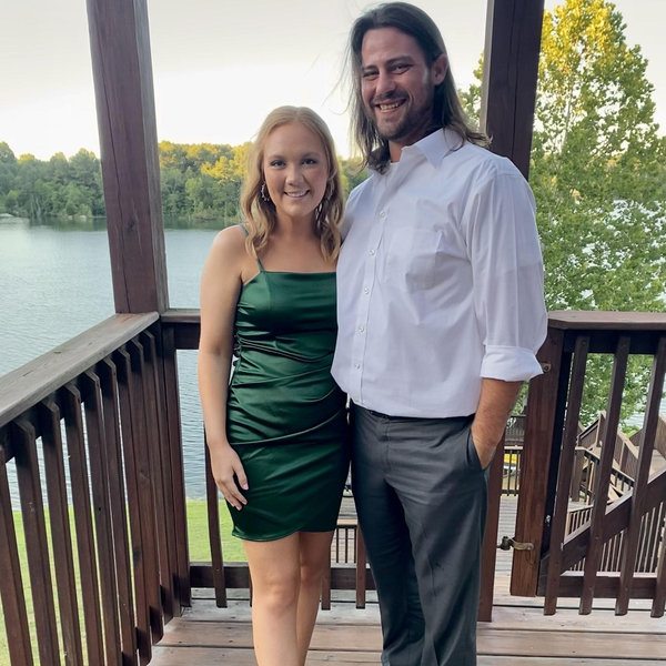 At the wedding of our friends, Courtney & Carl. 2022