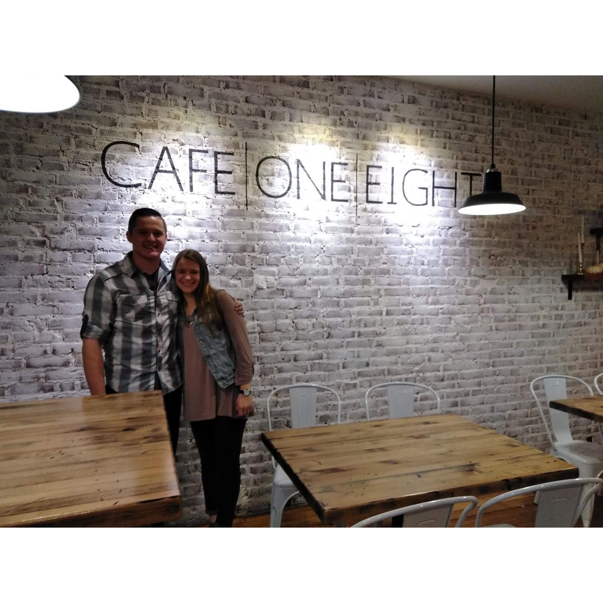 October 24th, 2017. Officially a couple, officially fans of Lancaster cafes.