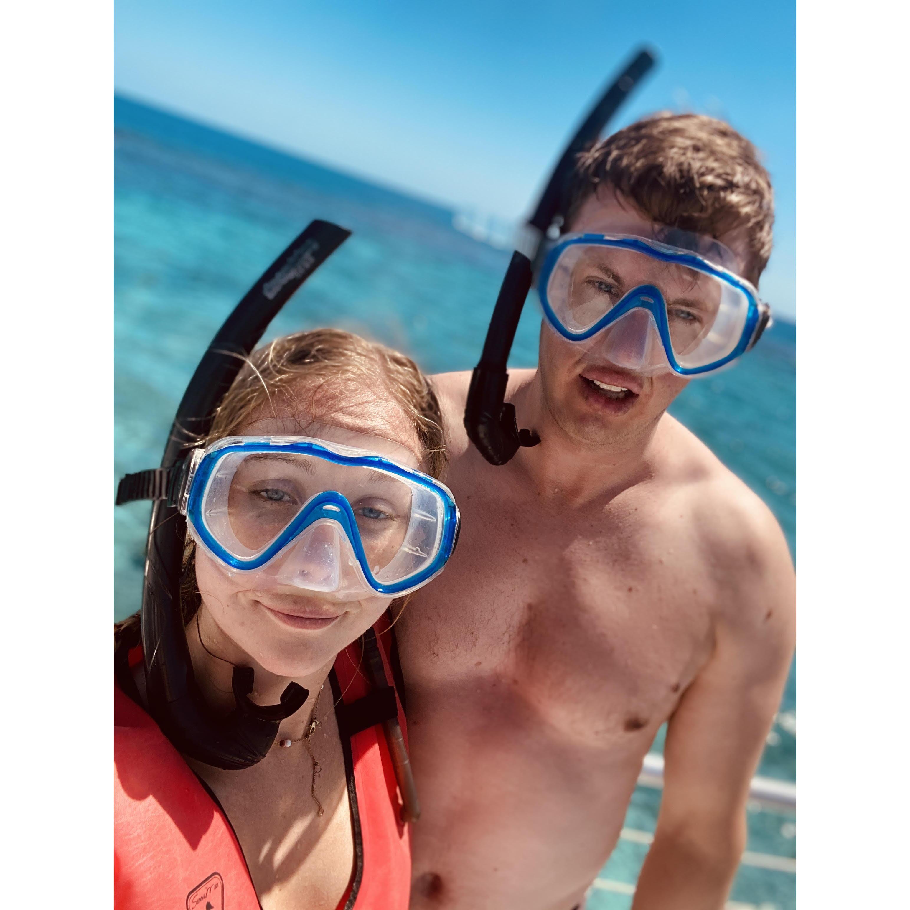 Charlie was "on a project" in St. Croix for a few months - much to Cate's benefit