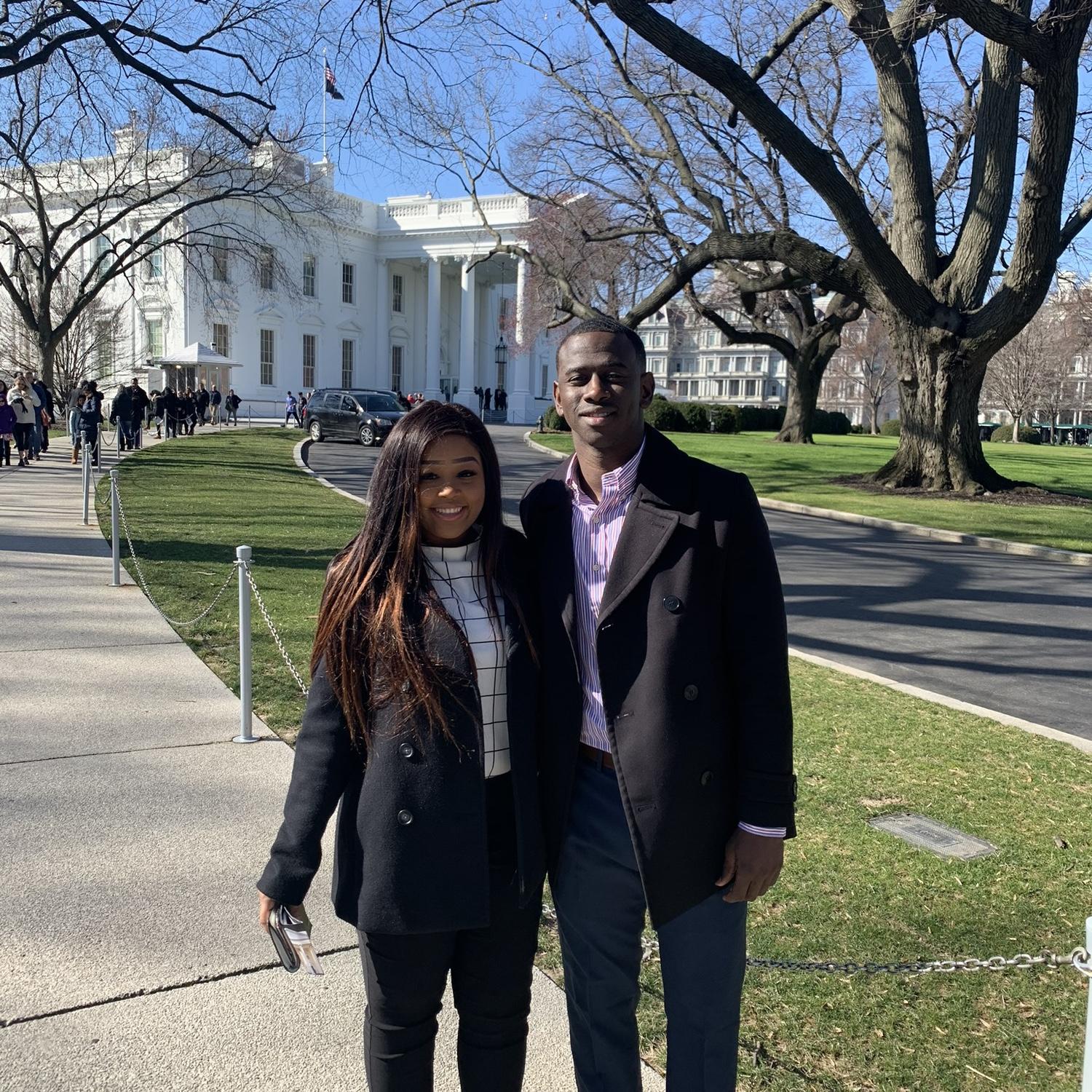 Our first visit to the White House