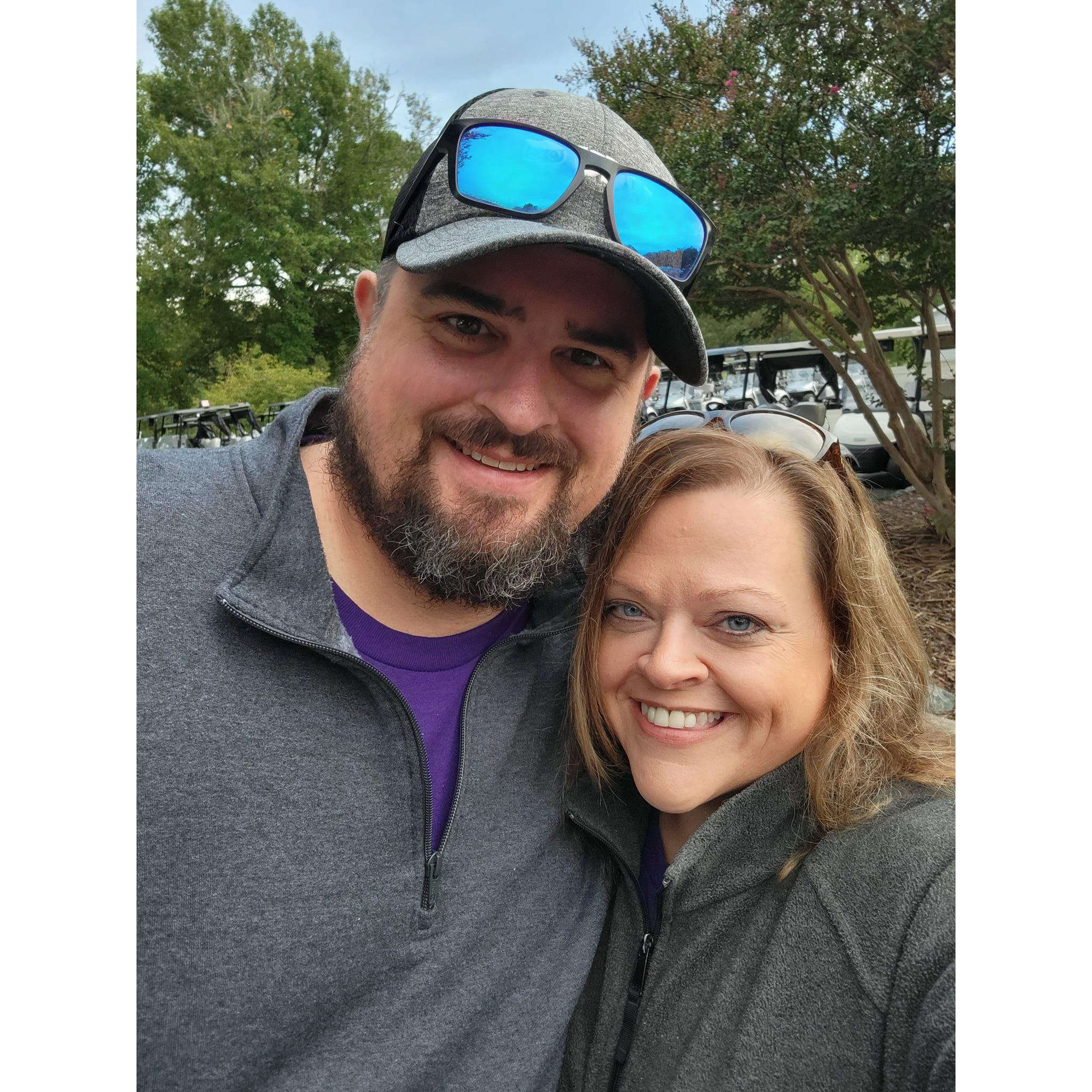 Josh's first Danny Patton Golf Tournament and the day he told me he loved me for the first time!