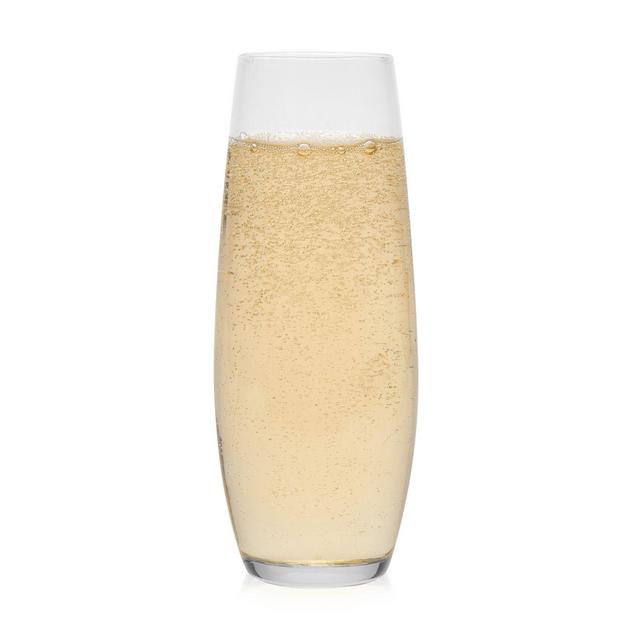 Libbey Glass Stemless Champagne Flutes (Set of 6)