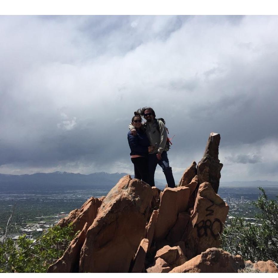Our first trip together for our birthdays. We went to Utah to hike.