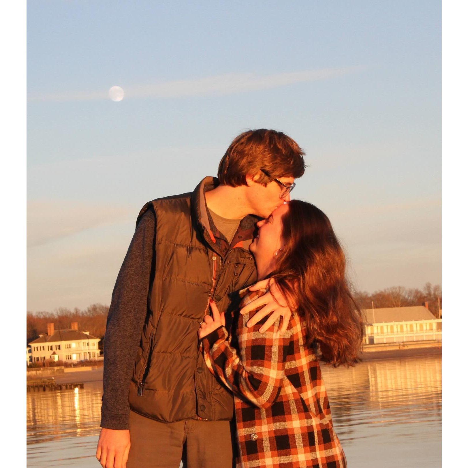 The day we got engaged in Lauren's hometown in Connecticut! November 2023