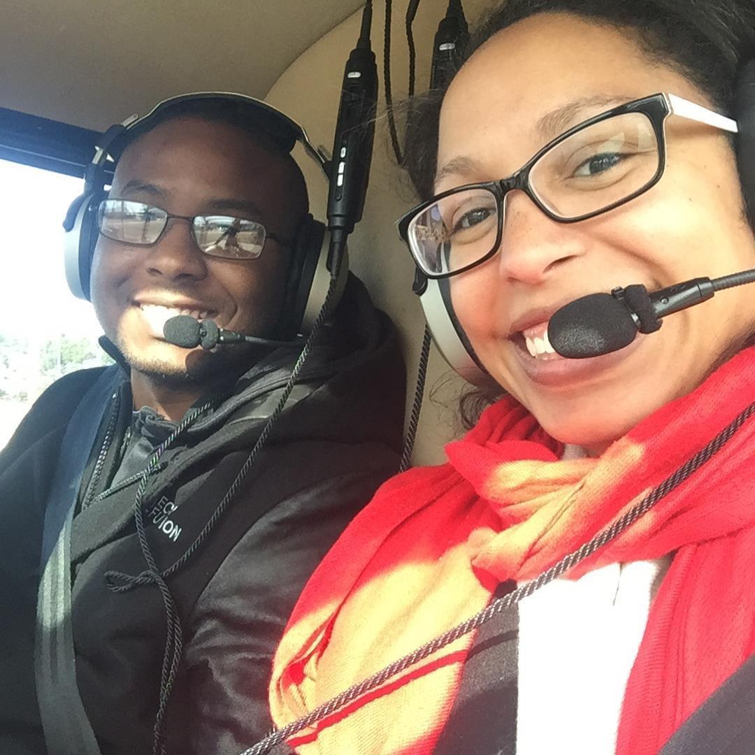 December 2017 during a private helicopter ride at Myrtle Beach!